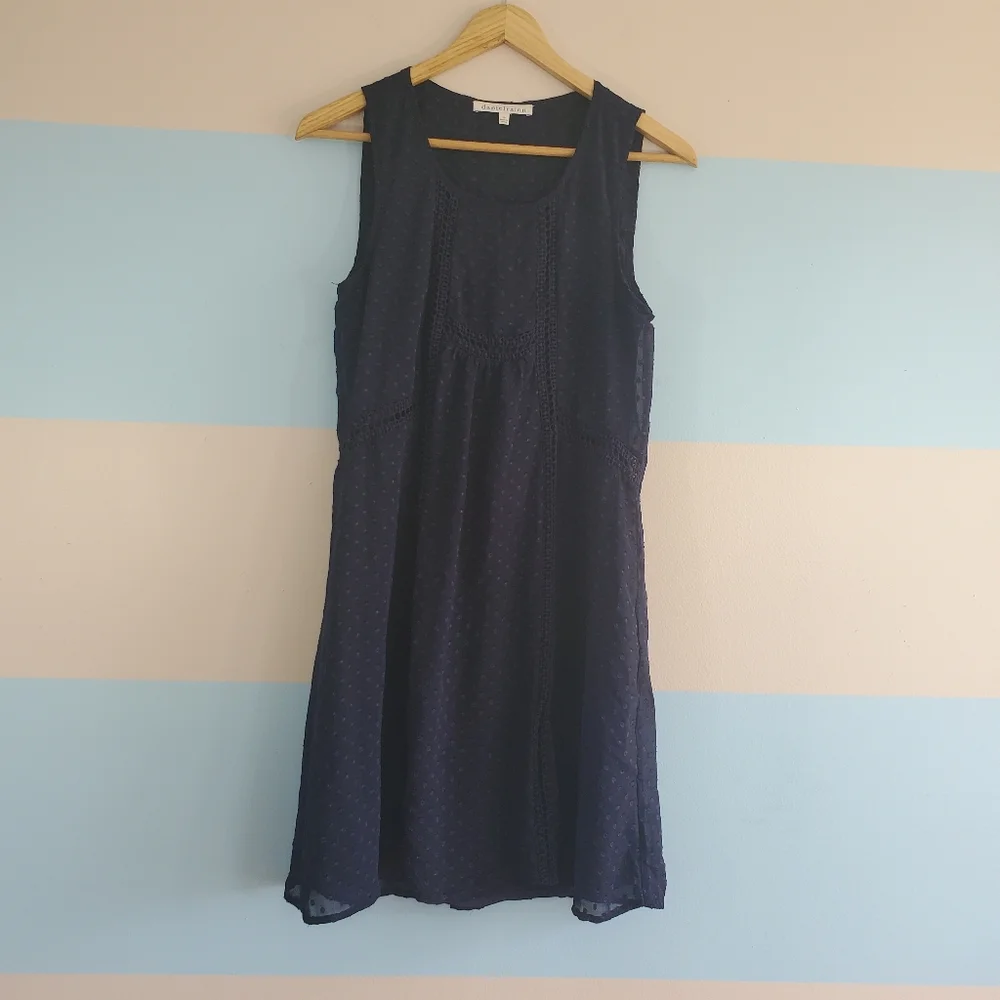 Daniel Rainn Navy Sleeveless Dress - Picture 6 of 7